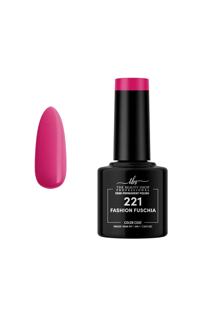 ΗΜΙΜΟΝΙΜΟ ΒΕΡΝΙΚΙ ΝΥΧΙΩΝ FASHION FUSCHIA TBS 8ML 221