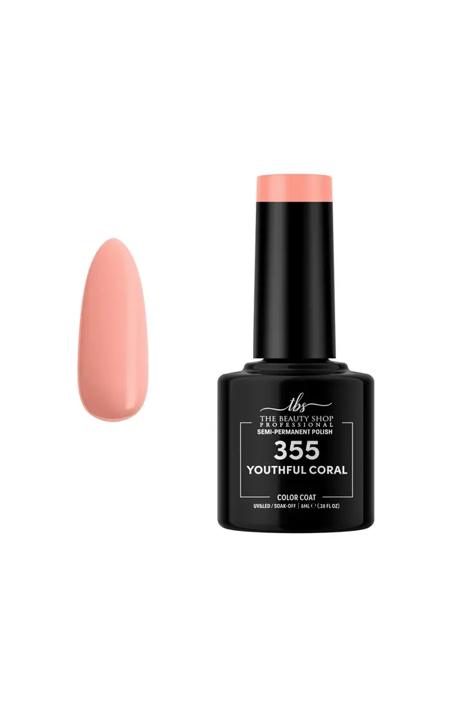 ΗΜΙΜΟΝΙΜΟ ΒΕΡΝΙΚΙ ΝΥΧΙΩΝ YOUTHFUL CORAL TBS 8ML 355